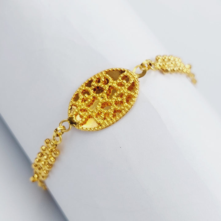 0 Gold Fancy Bracelet by Saeed Jewelry - Image 5