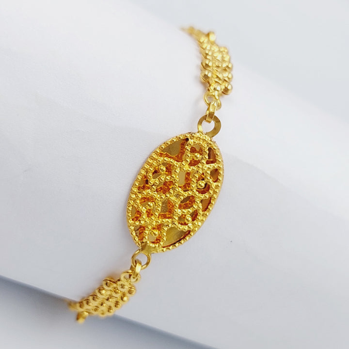 0 Gold Fancy Bracelet by Saeed Jewelry - Image 1