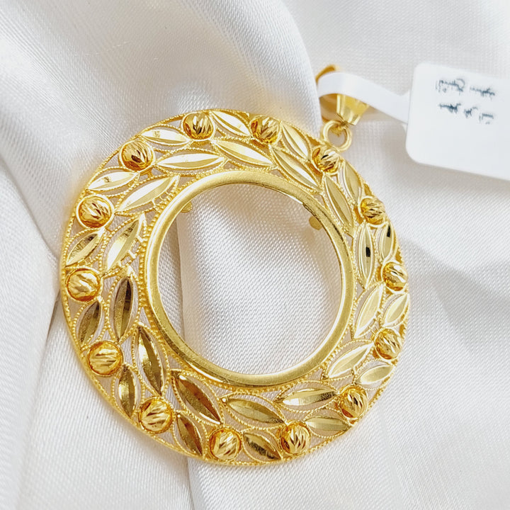 21K Gold Frame Pendant by Saeed Jewelry - Image 13