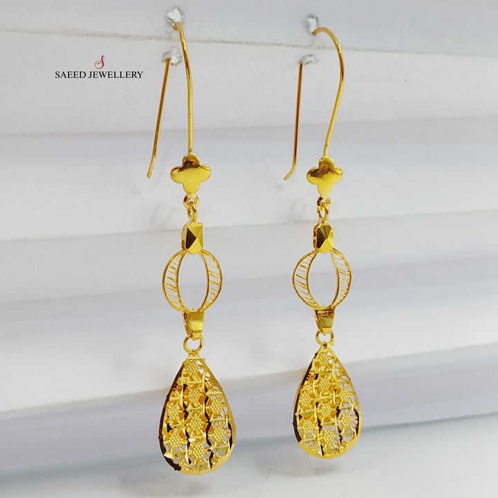 21K حلق تركي اكسترا-مجوهرات الشيخ سعيد-Saeed Jewelry 