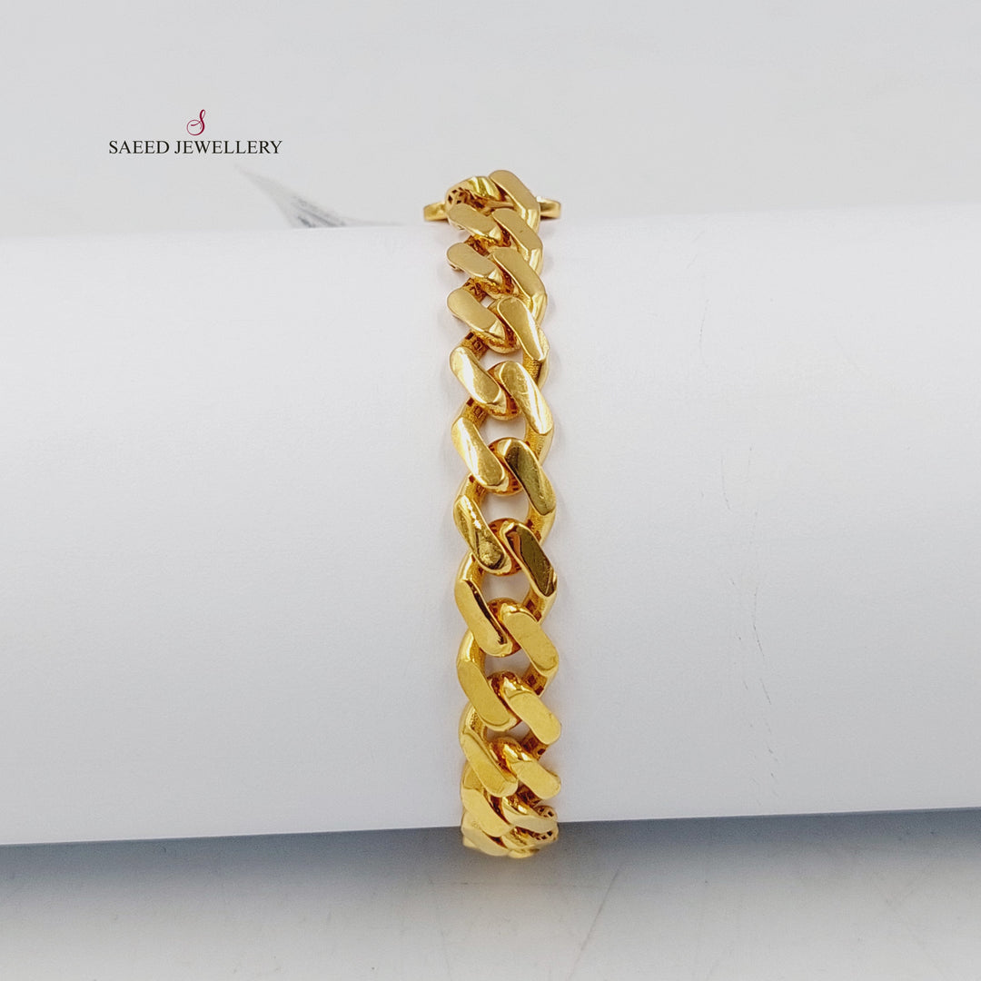 21K اسوارة جنزير اكسترا-مجوهرات الشيخ سعيد-Saeed Jewelry 