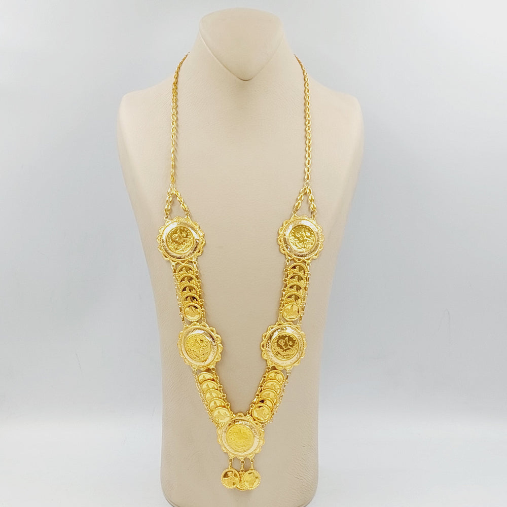 21K Gold Rashadi Necklace by Saeed Jewelry - Image 2