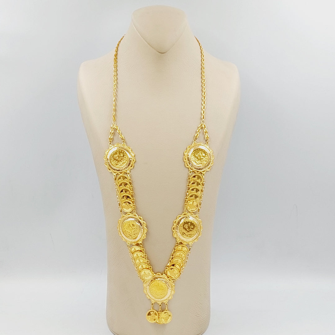 21K Gold Rashadi Necklace by Saeed Jewelry - Image 2