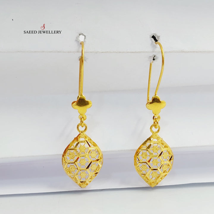 21K حلق تركي اكسترا-مجوهرات الشيخ سعيد-Saeed Jewelry 