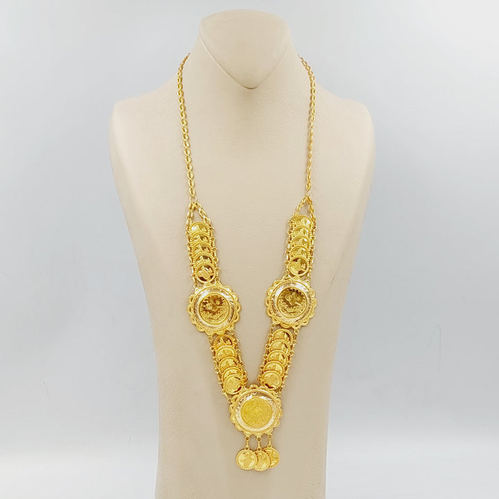 21K Gold Rashadi Necklace by Saeed Jewelry - Image 3