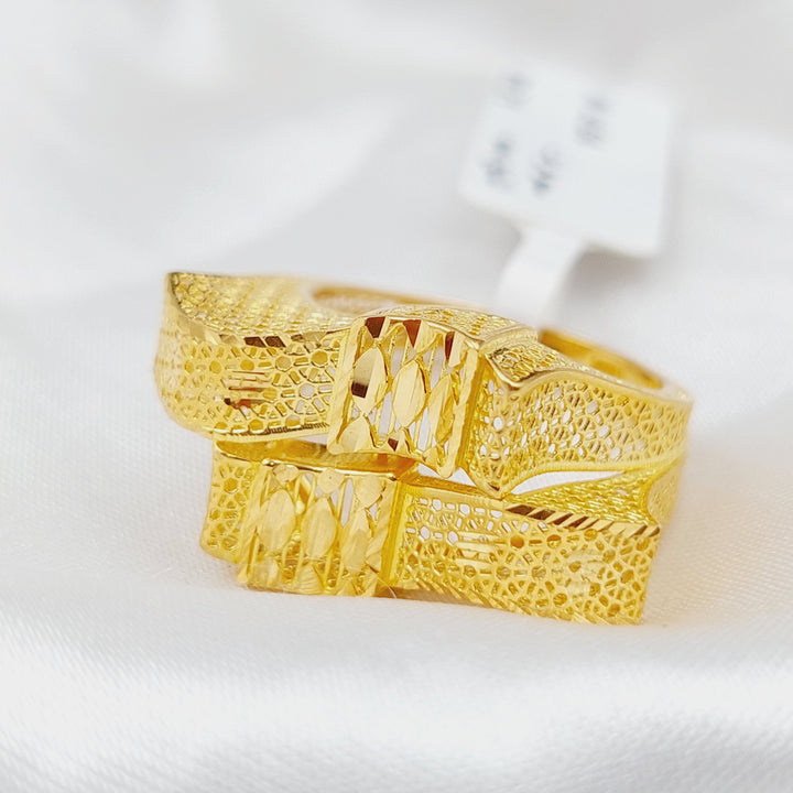 21K Gold Fancy Ring by Saeed Jewelry - Image 8