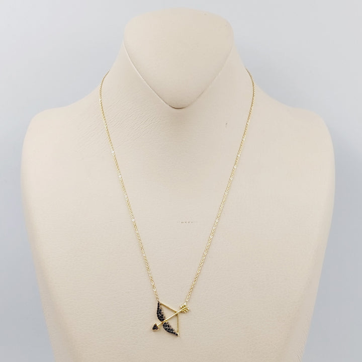 18K Gold Arrow Necklace by Saeed Jewelry - Image 1