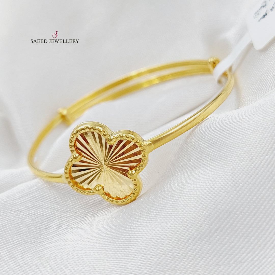 18K Gold Baby Bracelet by Saeed Jewelry - Image 1