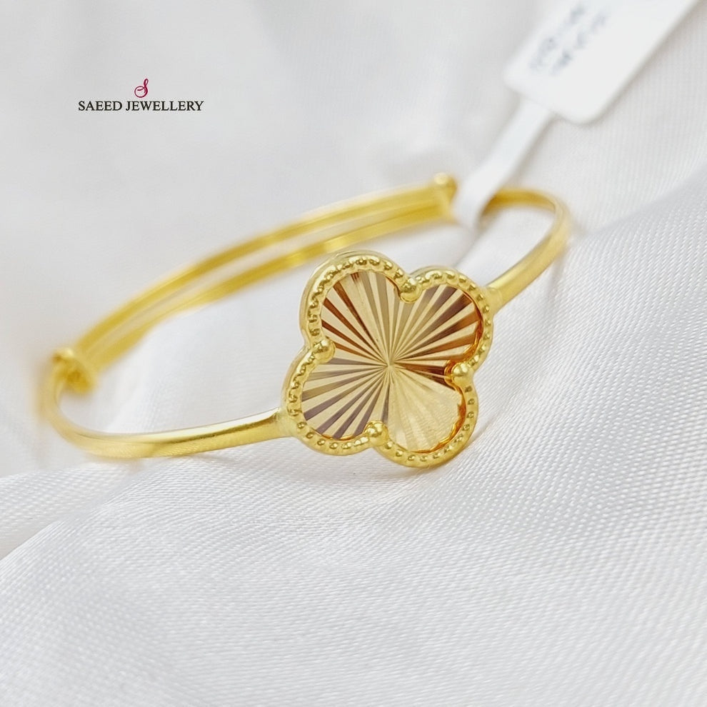 18K Gold Baby Bracelet by Saeed Jewelry - Image 2