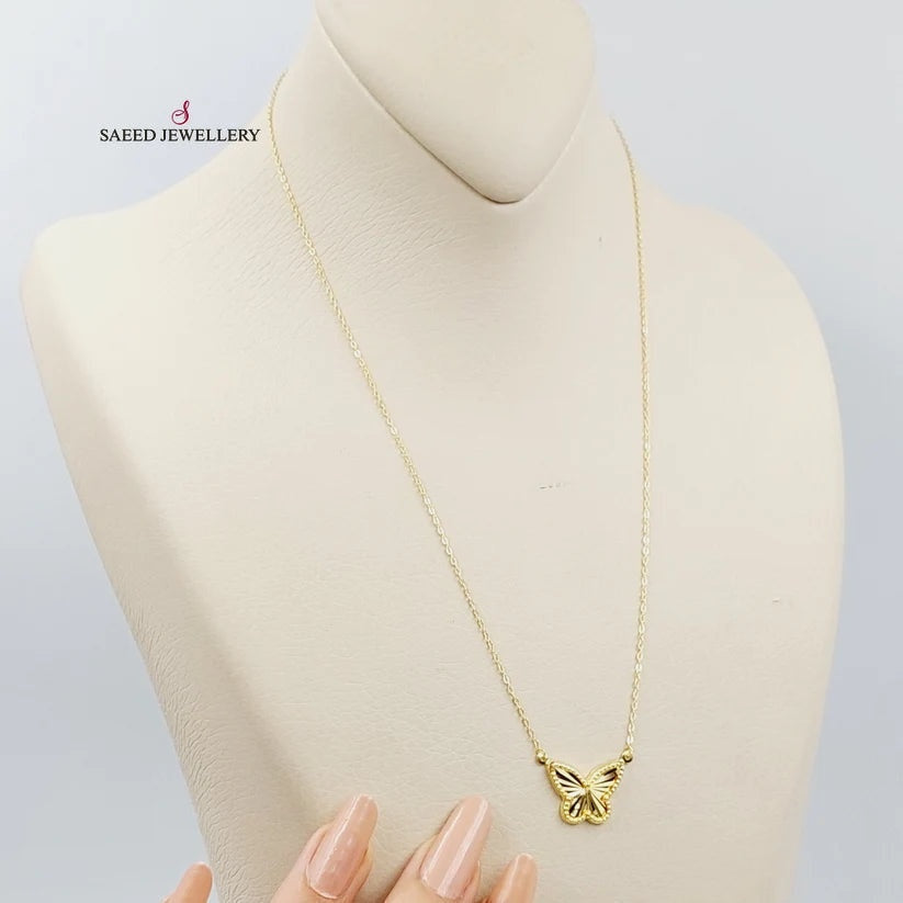 18K Butterfly Made of 18K Yellow Gold by Saeed Jewelry-26332