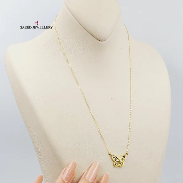 18K Butterfly Made of 18K Yellow Gold by Saeed Jewelry-26332