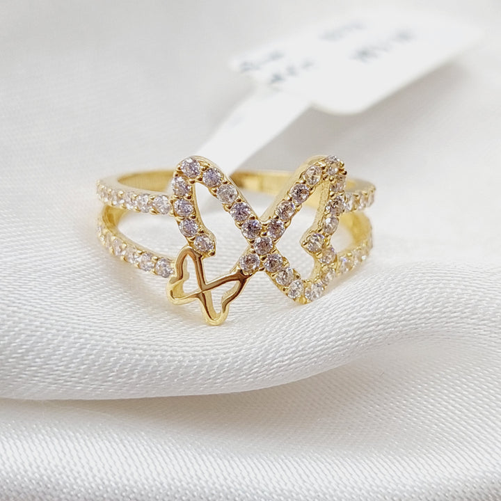 18K Gold Butterfly Ring by Saeed Jewelry - Image 9