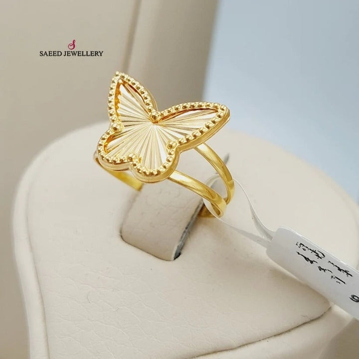 18K Gold Butterfly Ring by Saeed Jewelry - Image 4