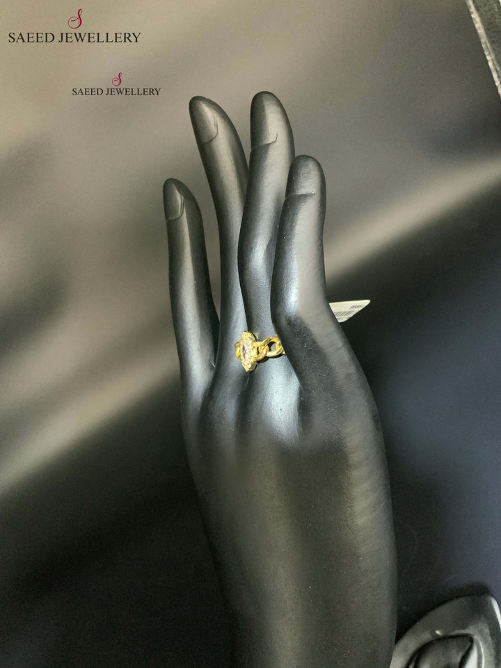 18K Gold Classic Ring by Saeed Jewelry - Image 3