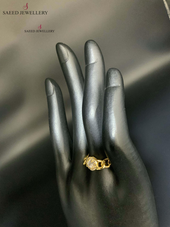 18K Gold Classic Ring by Saeed Jewelry - Image 5