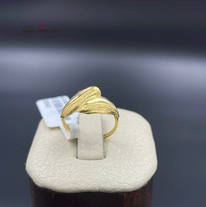 18K Gold Classic Ring by Saeed Jewelry - Image 3