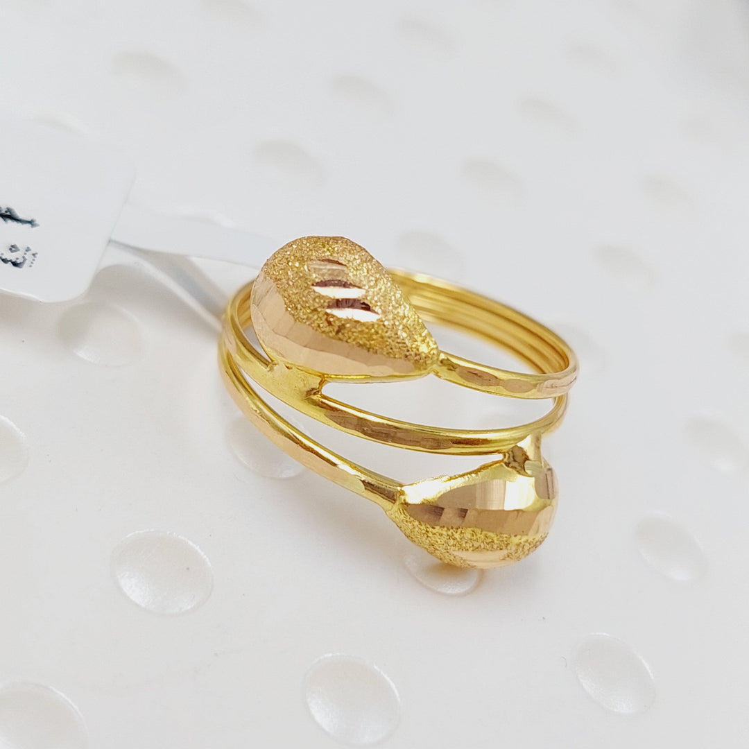 18K Gold Classic Ring by Saeed Jewelry - Image 3