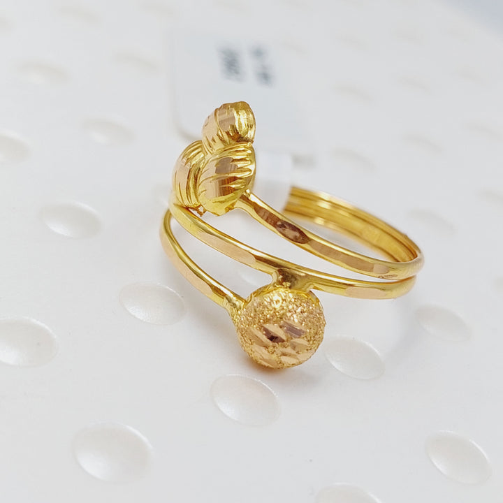 18K Gold Classic Ring by Saeed Jewelry - Image 3