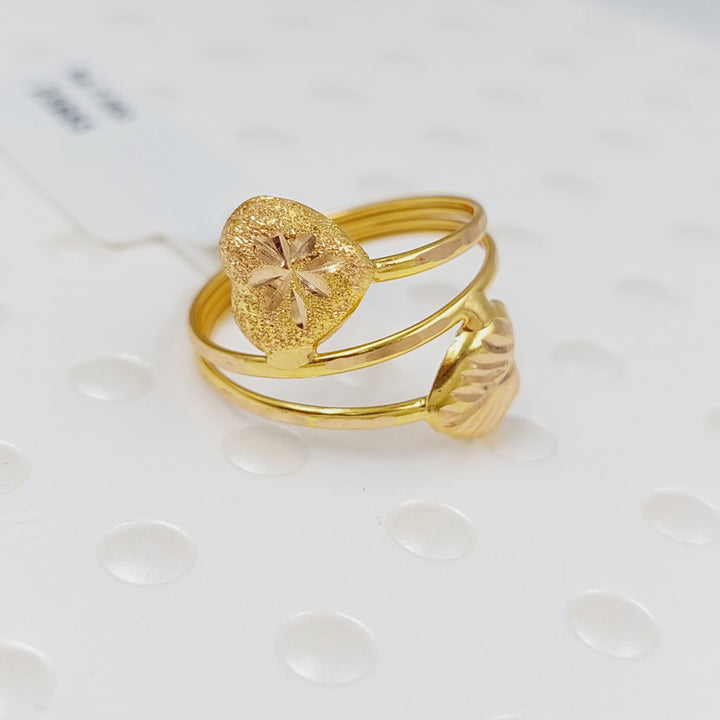 18K Gold Classic Ring by Saeed Jewelry - Image 3