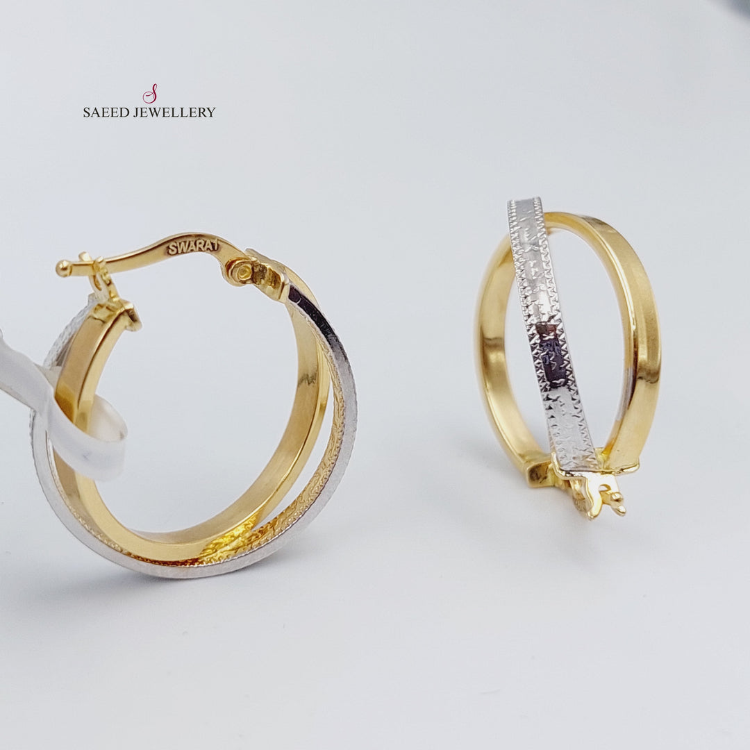 18K Gold Colored Earrings by Saeed Jewelry - Image 11