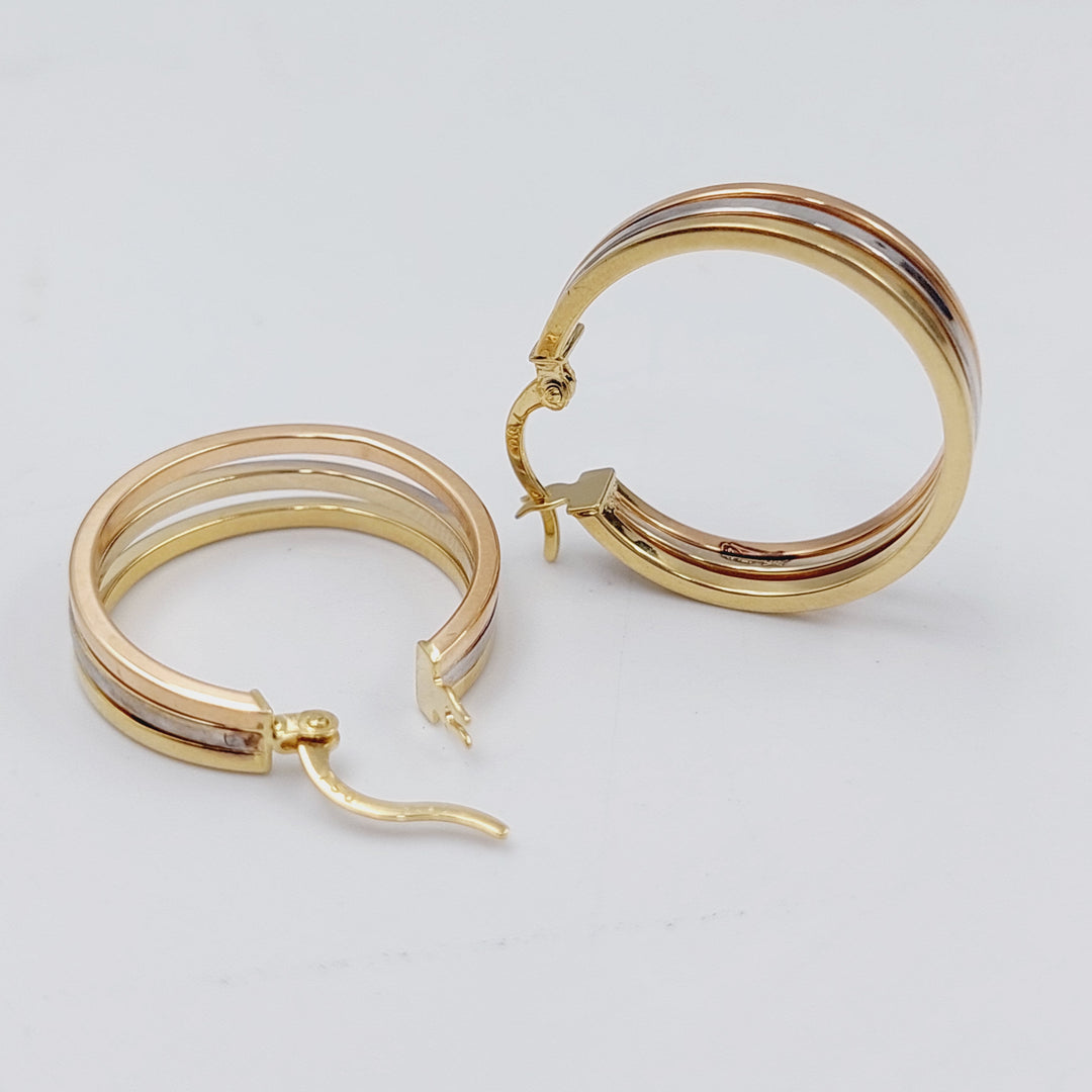 18K Gold Colored Earrings by Saeed Jewelry - Image 5