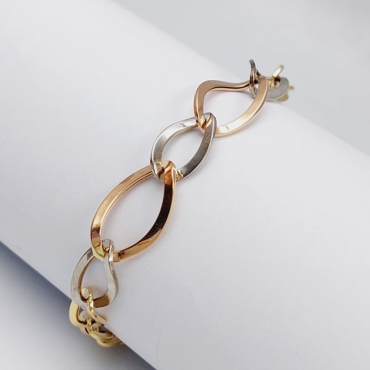 18K Gold Colorful Bracelet by Saeed Jewelry - Image 3