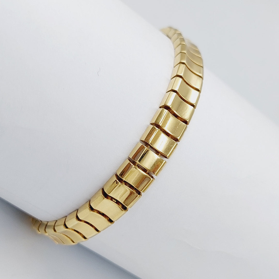 18K Fancy Bracelet Made of 18K Yellow Gold by Saeed Jewelry-24394