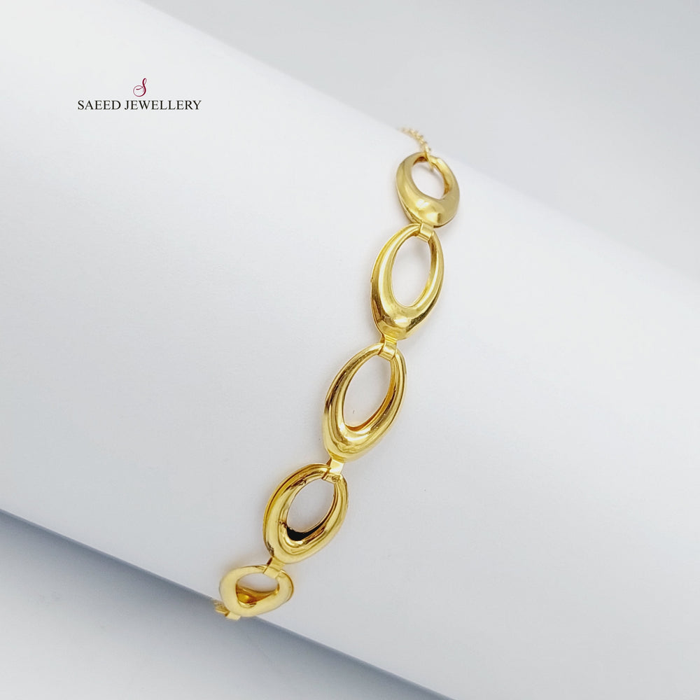 18K Gold Fancy Bracelet by Saeed Jewelry - Image 2