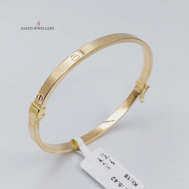 18K Gold Fancy Bracelet by Saeed Jewelry - Image 4