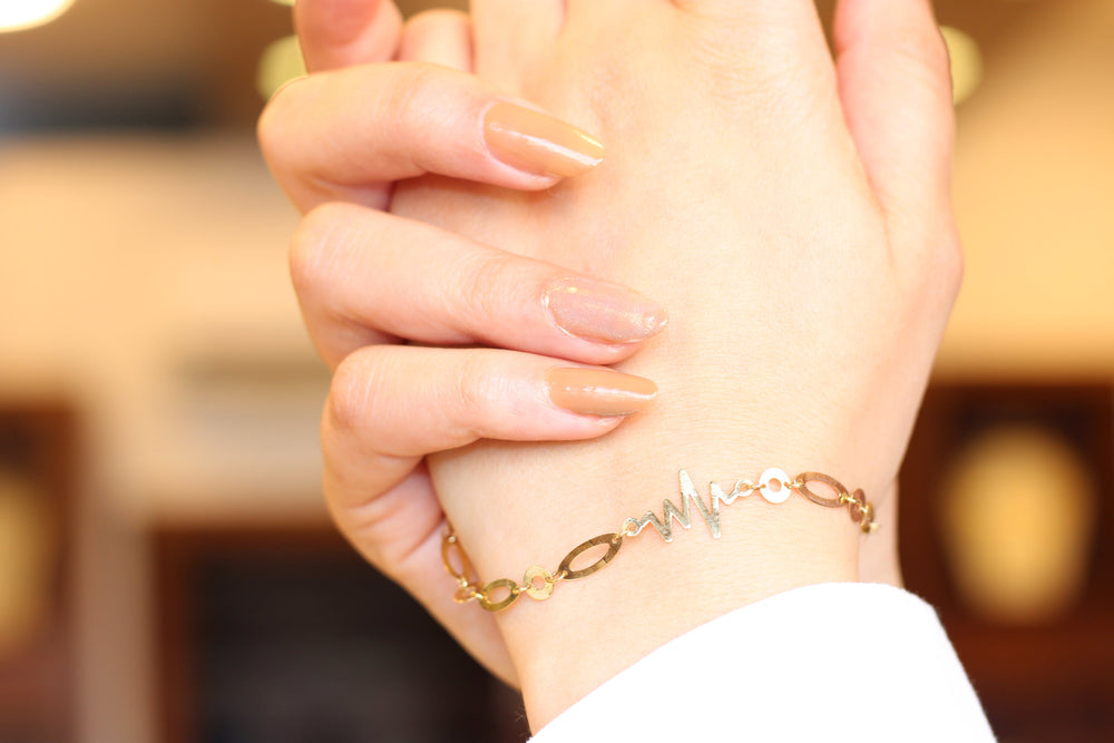 18K Fancy Bracelet Made of 18K Yellow Gold by Saeed Jewelry-اسوارة-اكسترا-6
