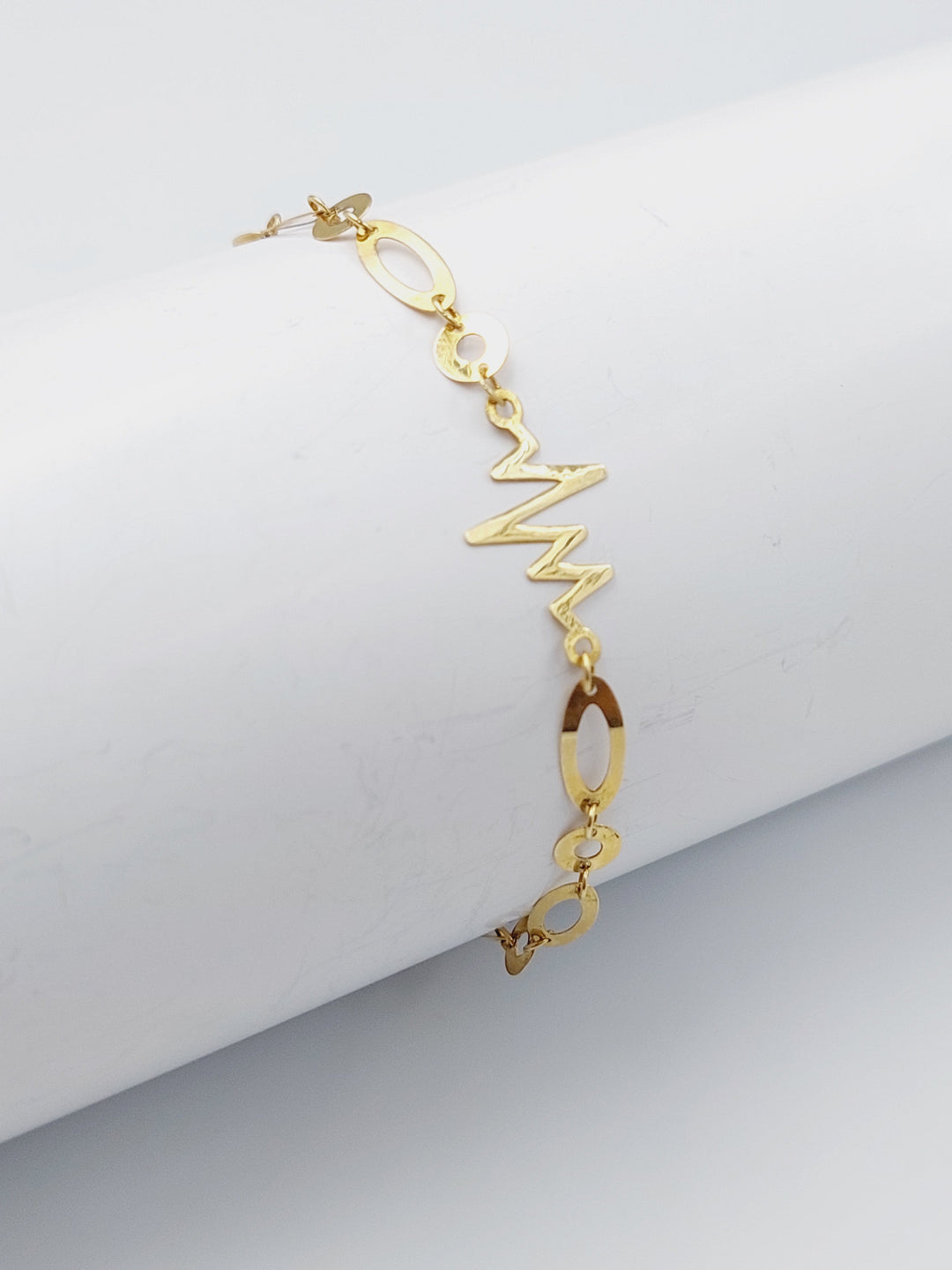 18K Fancy Bracelet Made of 18K Yellow Gold by Saeed Jewelry-اسوارة-اكسترا-6