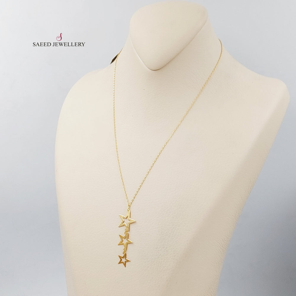 18K Gold Farfasha Necklace by Saeed Jewelry - Image 2