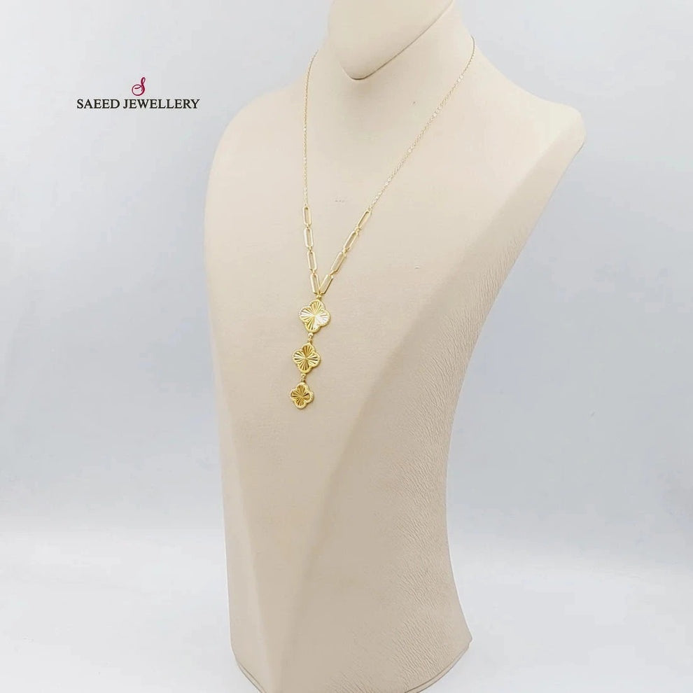 18K Gold Farfasha Necklace by Saeed Jewelry - Image 3