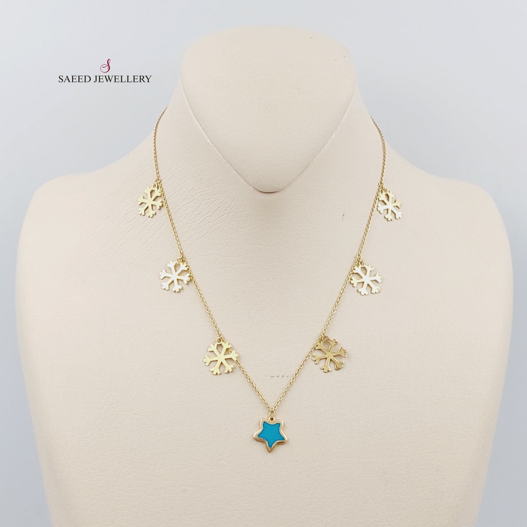 18K Gold Farfasha Necklace by Saeed Jewelry - Image 1