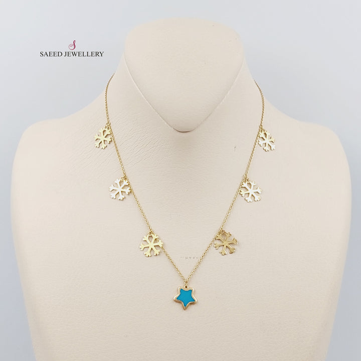 18K Gold Farfasha Necklace by Saeed Jewelry - Image 1