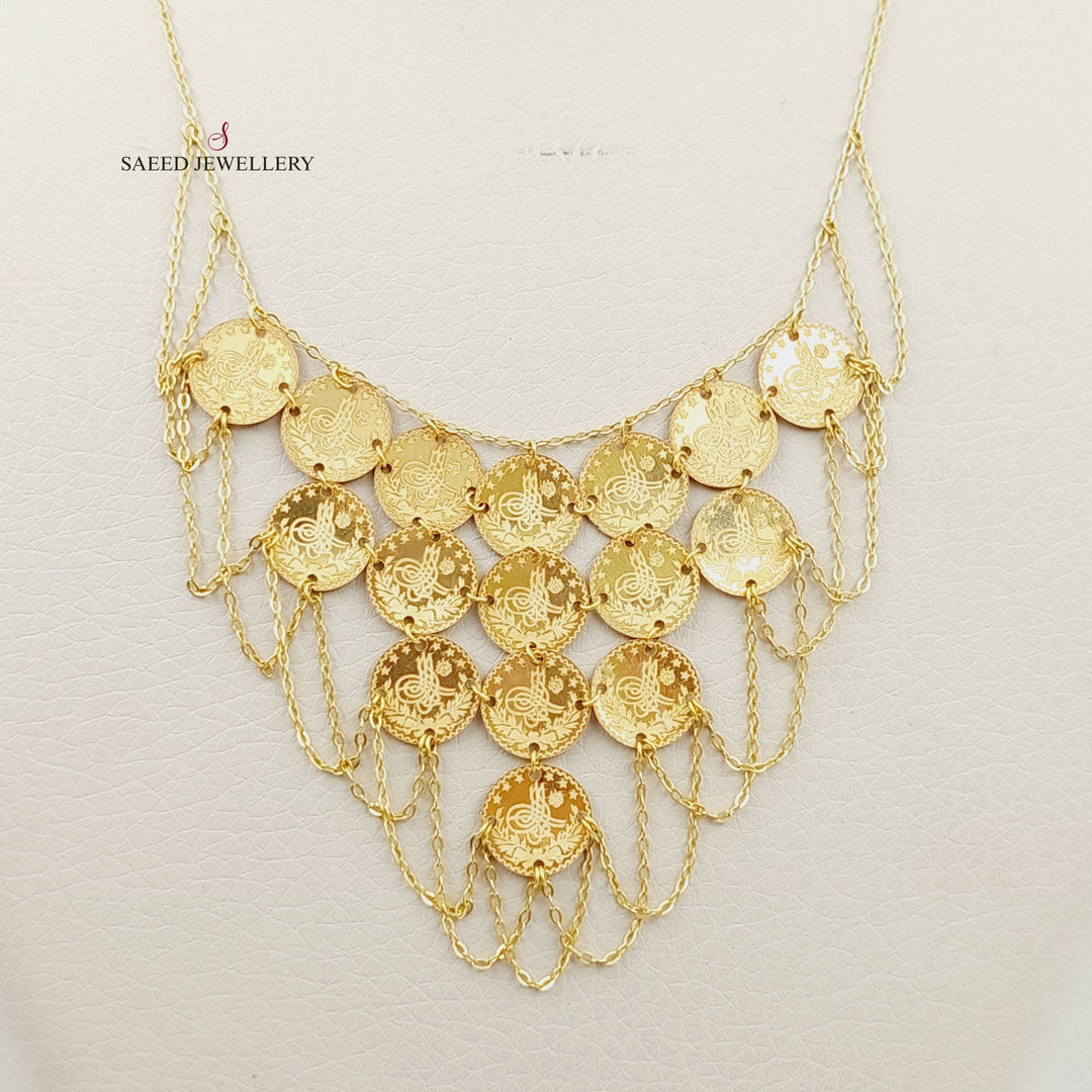 18K Gold Farfasha Necklace by Saeed Jewelry - Image 4