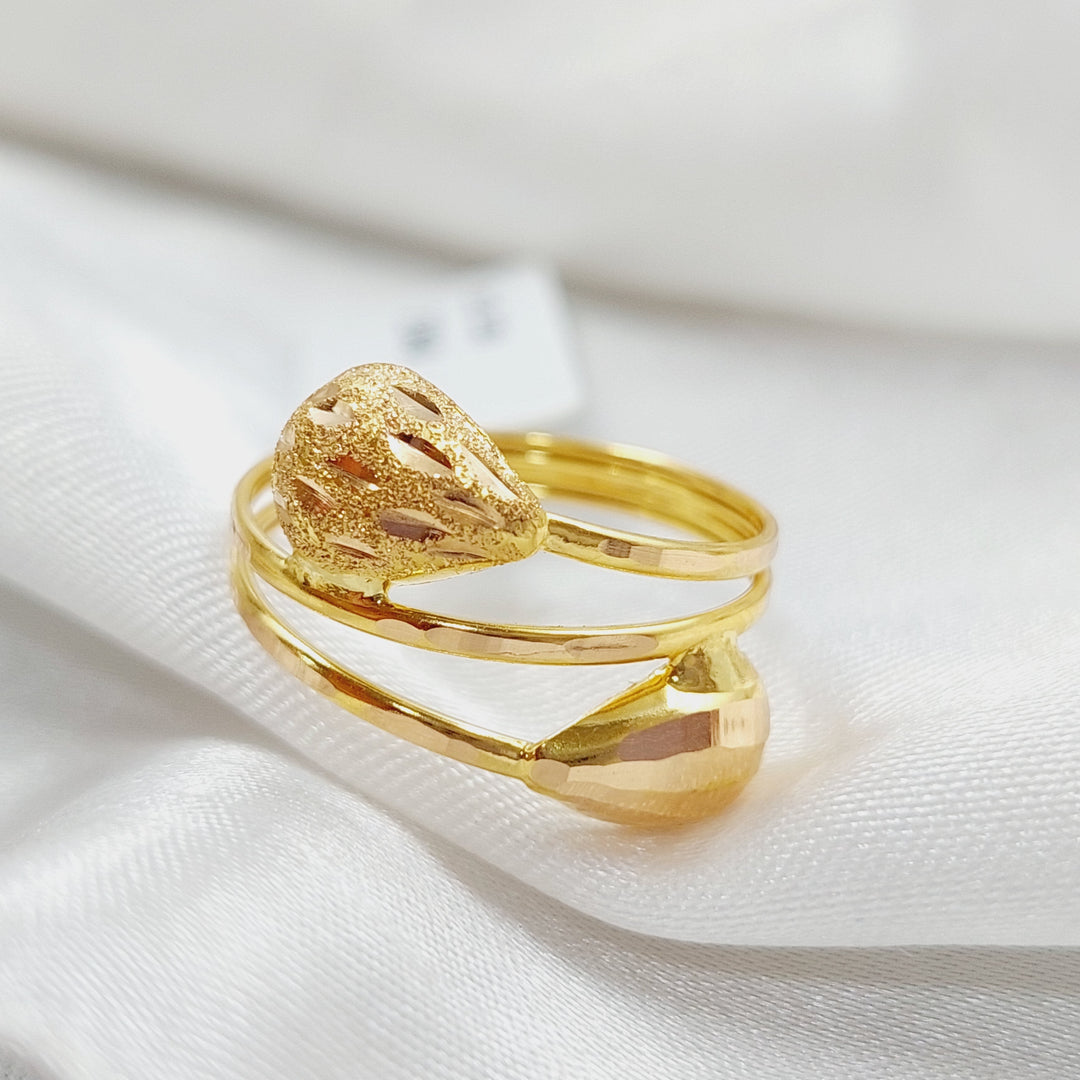 18K Gold Classic Ring by Saeed Jewelry - Image 1