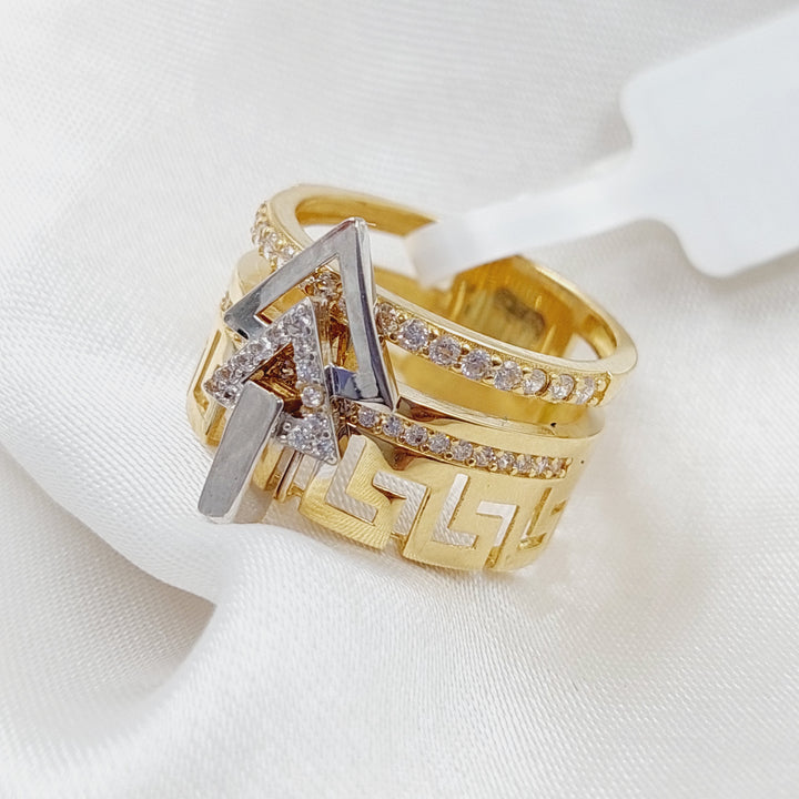 18K Gold Classic Ring by Saeed Jewelry - Image 3