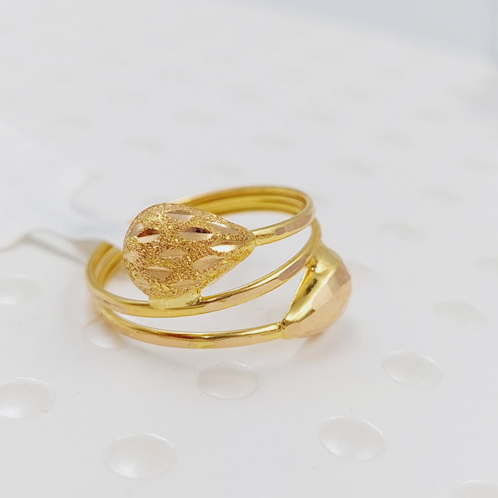 18K Gold Classic Ring by Saeed Jewelry - Image 3