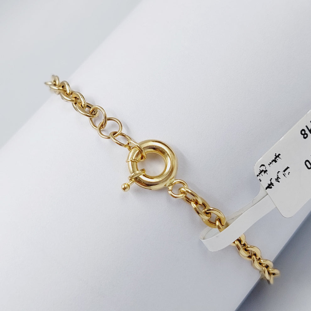 18K Gold Heart Bracelet by Saeed Jewelry - Image 3