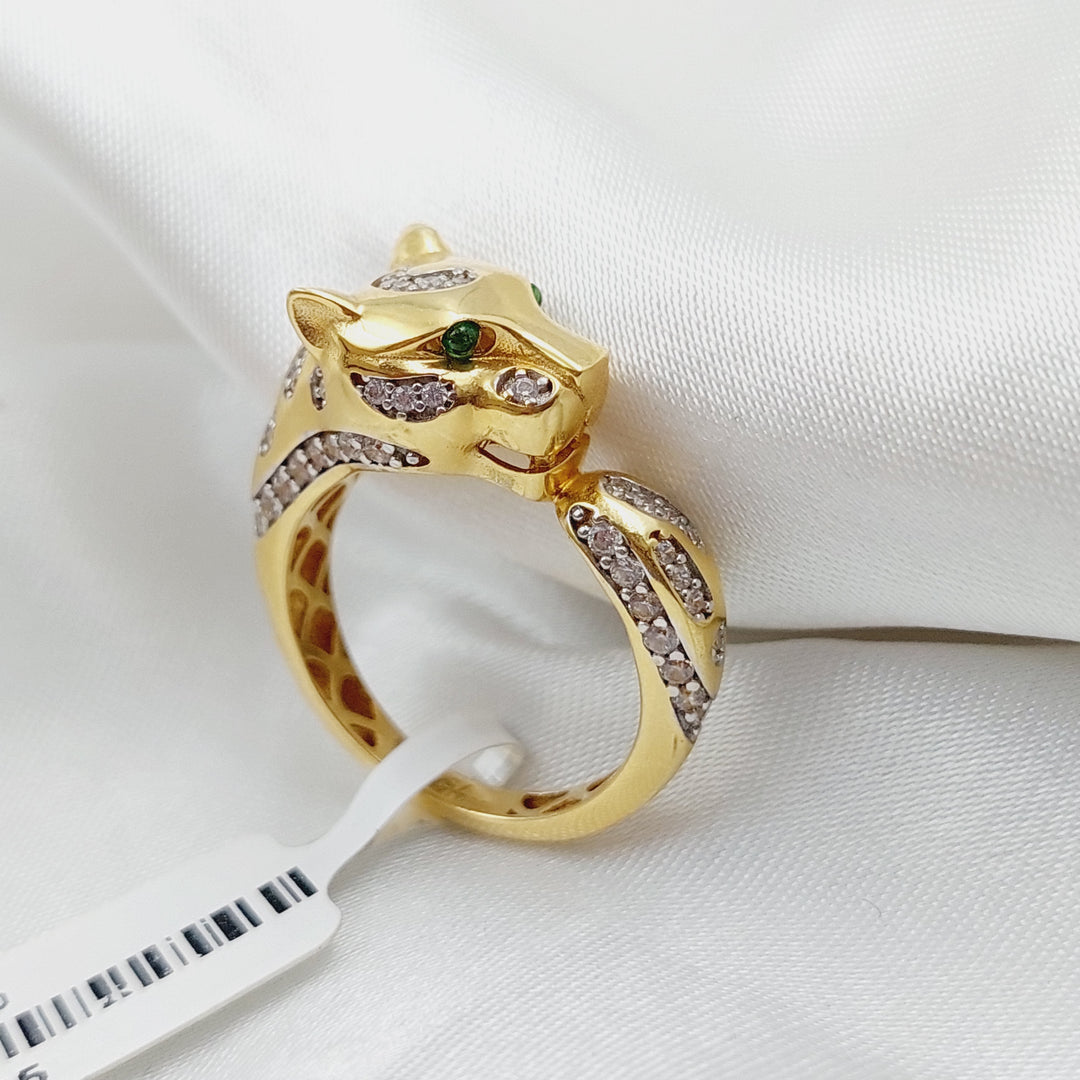 18K Gold Tiger Ring by Saeed Jewelry - Image 5