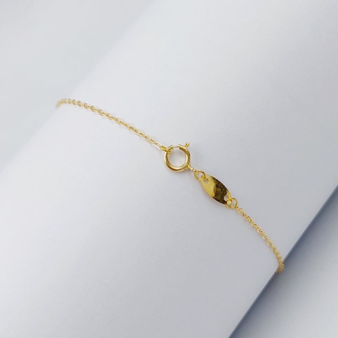 18K Gold Heart Bracelet by Saeed Jewelry - Image 2