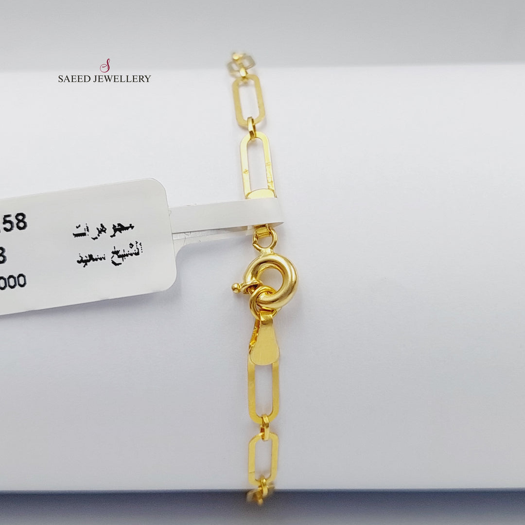 18K Gold Heart Bracelet by Saeed Jewelry - Image 3