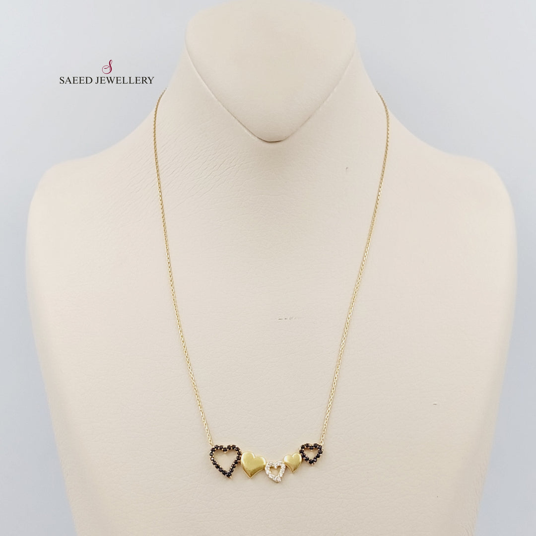 18K Gold Heart Necklace by Saeed Jewelry - Image 1