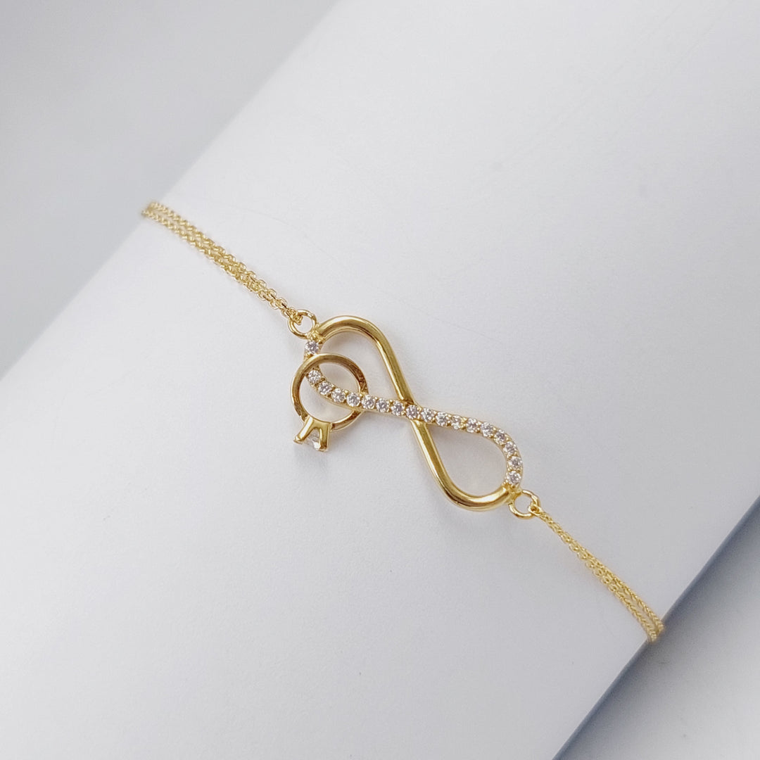 18K Gold Infinite Bracelet by Saeed Jewelry - Image 5