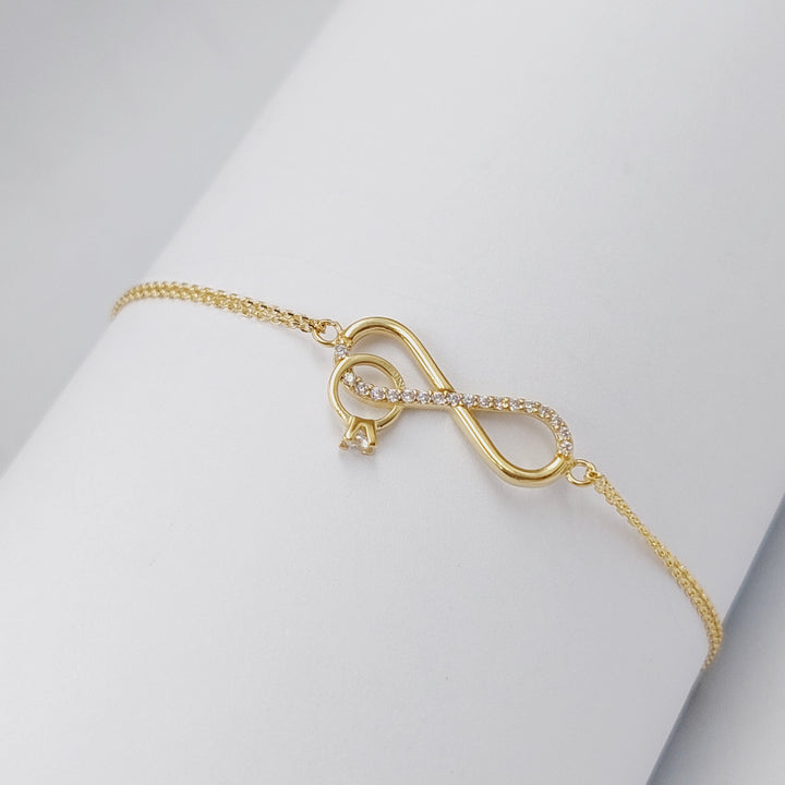 18K Gold Infinite Bracelet by Saeed Jewelry - Image 1