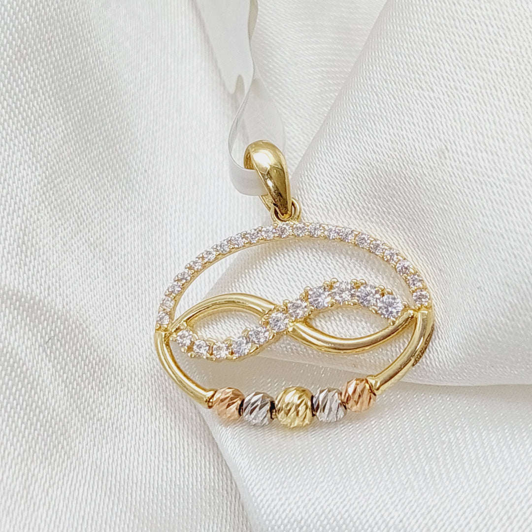 18K Gold Infinite Pendant by Saeed Jewelry - Image 4