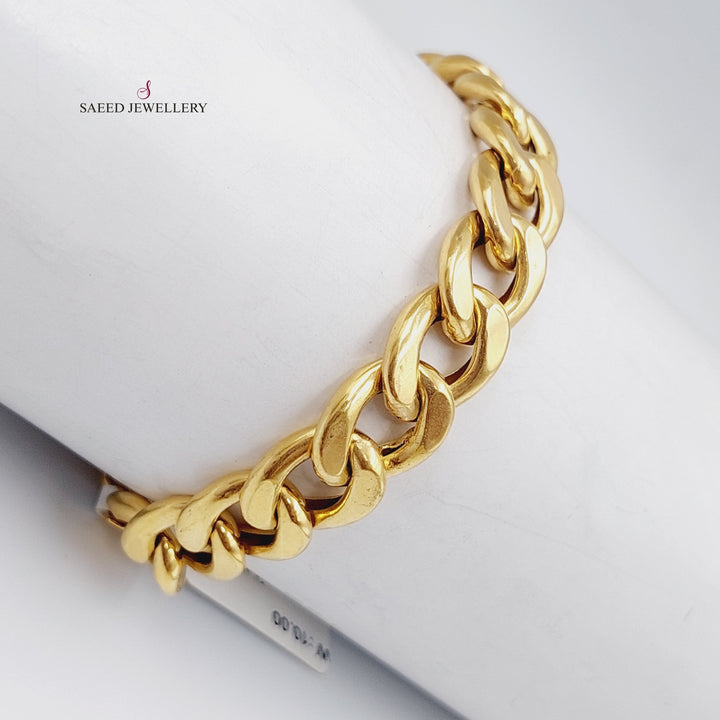 18K Gold Italian Bracelet by Saeed Jewelry - Image 2