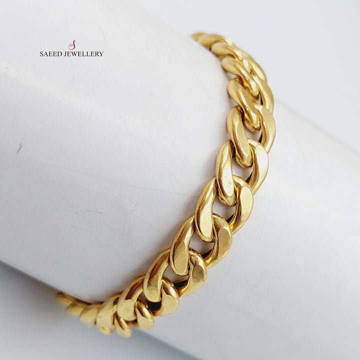 18K Gold Italian Bracelet by Saeed Jewelry - Image 2