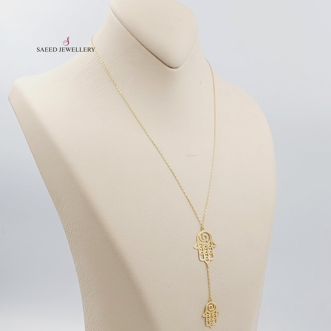 18K Gold Kaf Bracelet Necklace by Saeed Jewelry - Image 1